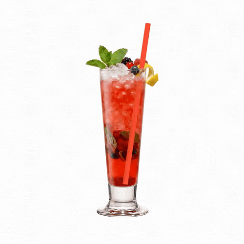Bev Tek Red Paper Straw - Biodegradable, 6mm - 7 3/4" - 25 count box