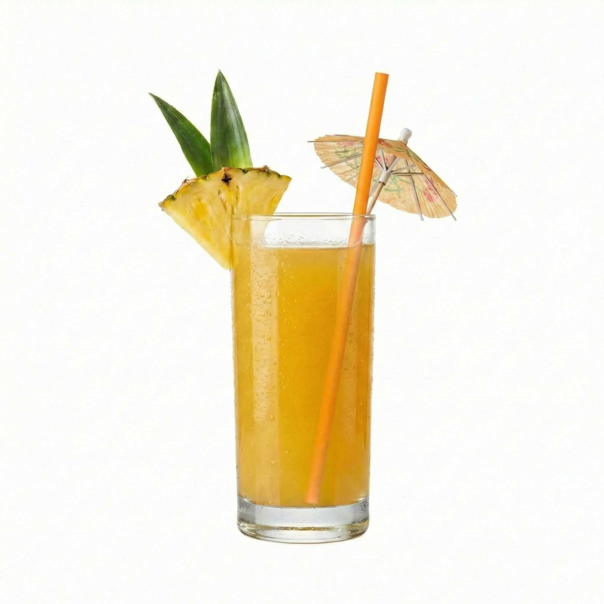 Bev Tek Orange Paper Straw - Biodegradable, 6mm - 7 3/4" - 25 count box