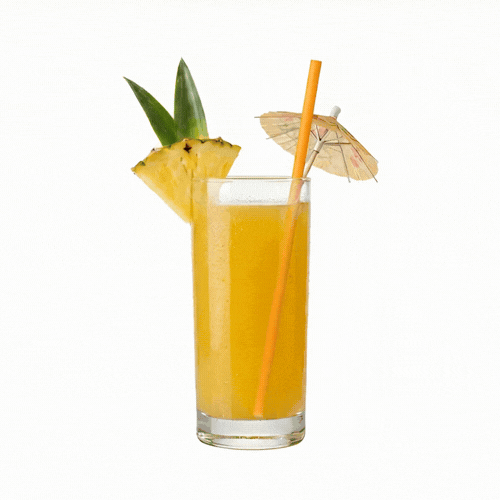 Bev Tek Orange Paper Straw - Biodegradable, 6mm - 7 3/4" - 25 count box
