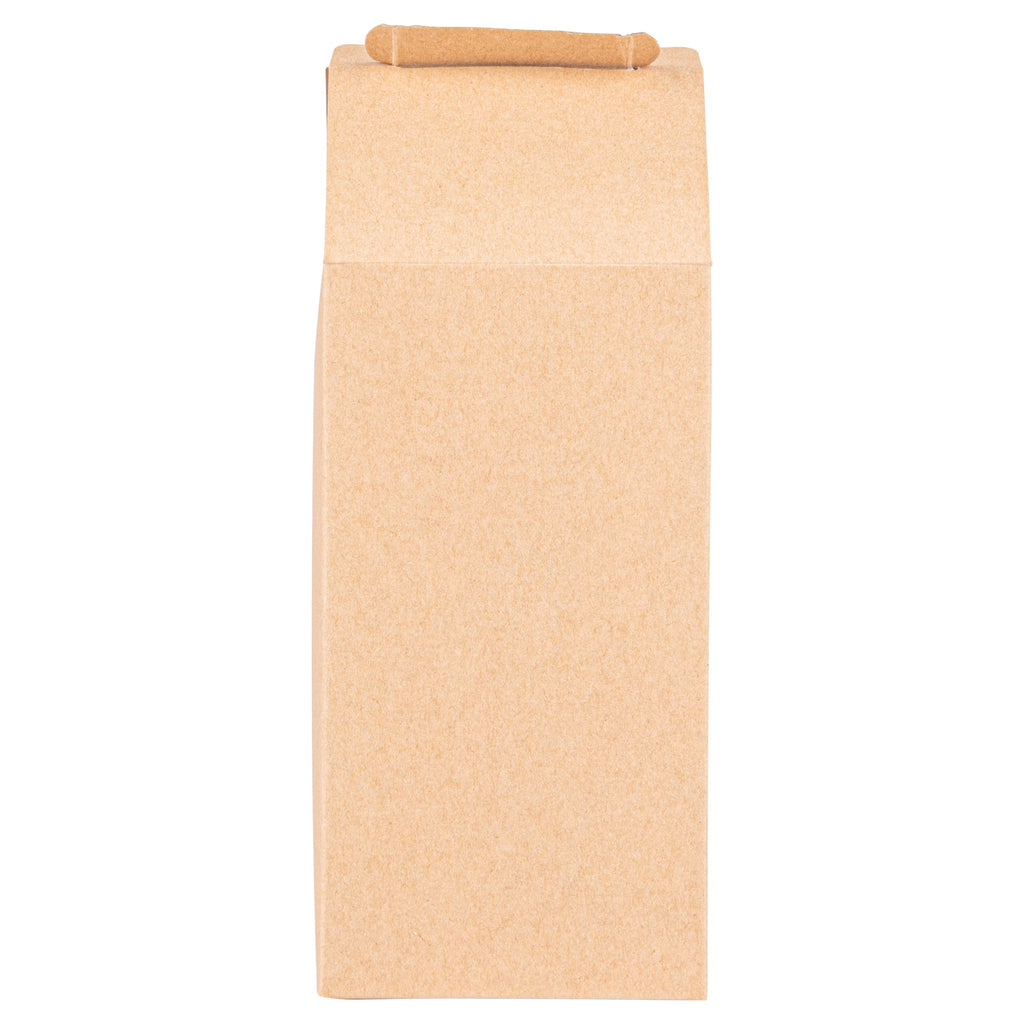 Sweet Vision Kraft Paper Tote Box - Tapered - 3 1/2" x 3 1/2" x 8 1/2" - 100 count box
