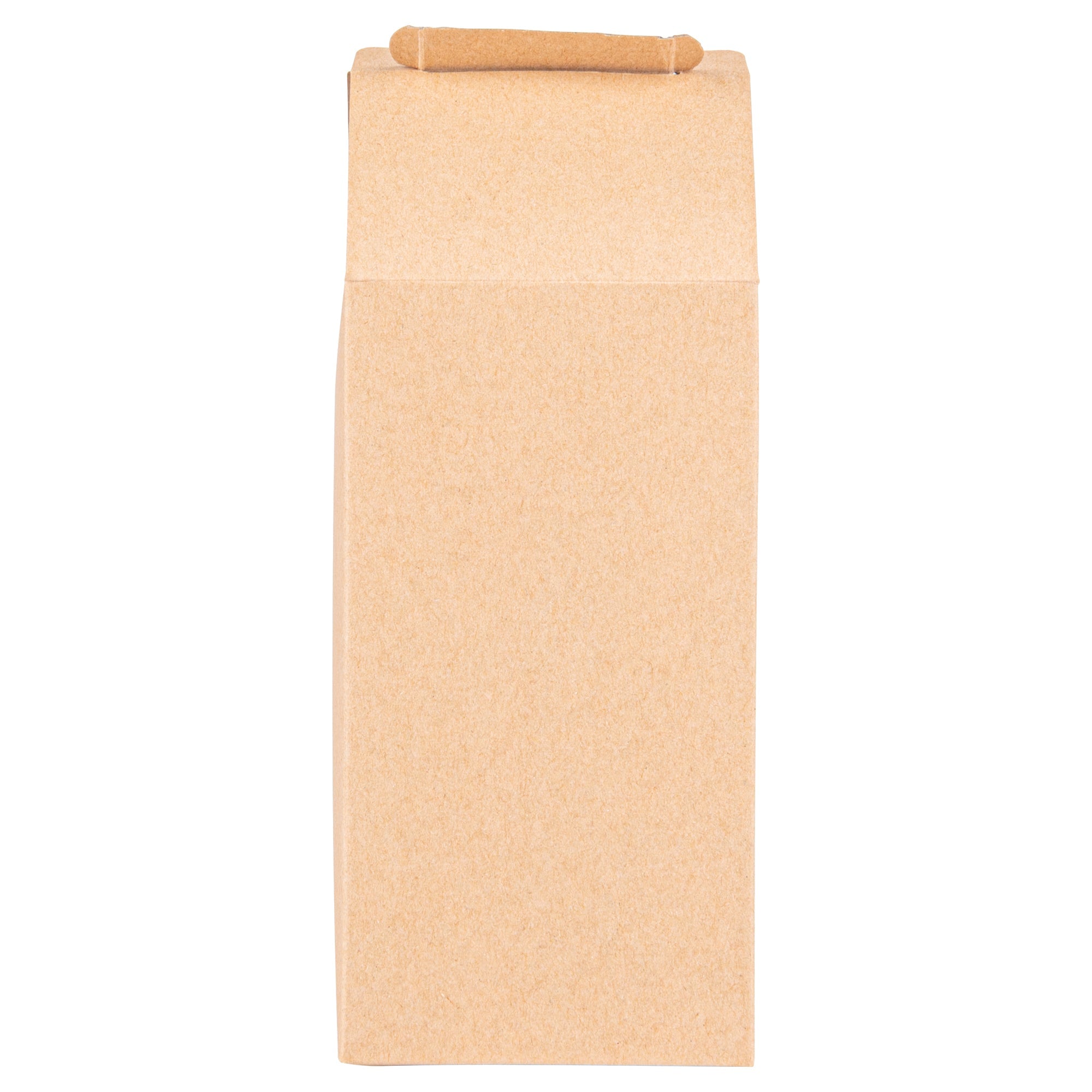 Sweet Vision Kraft Paper Tote Box - Tapered - 3 1/2" x 3 1/2" x 8 1/2" - 100 count box