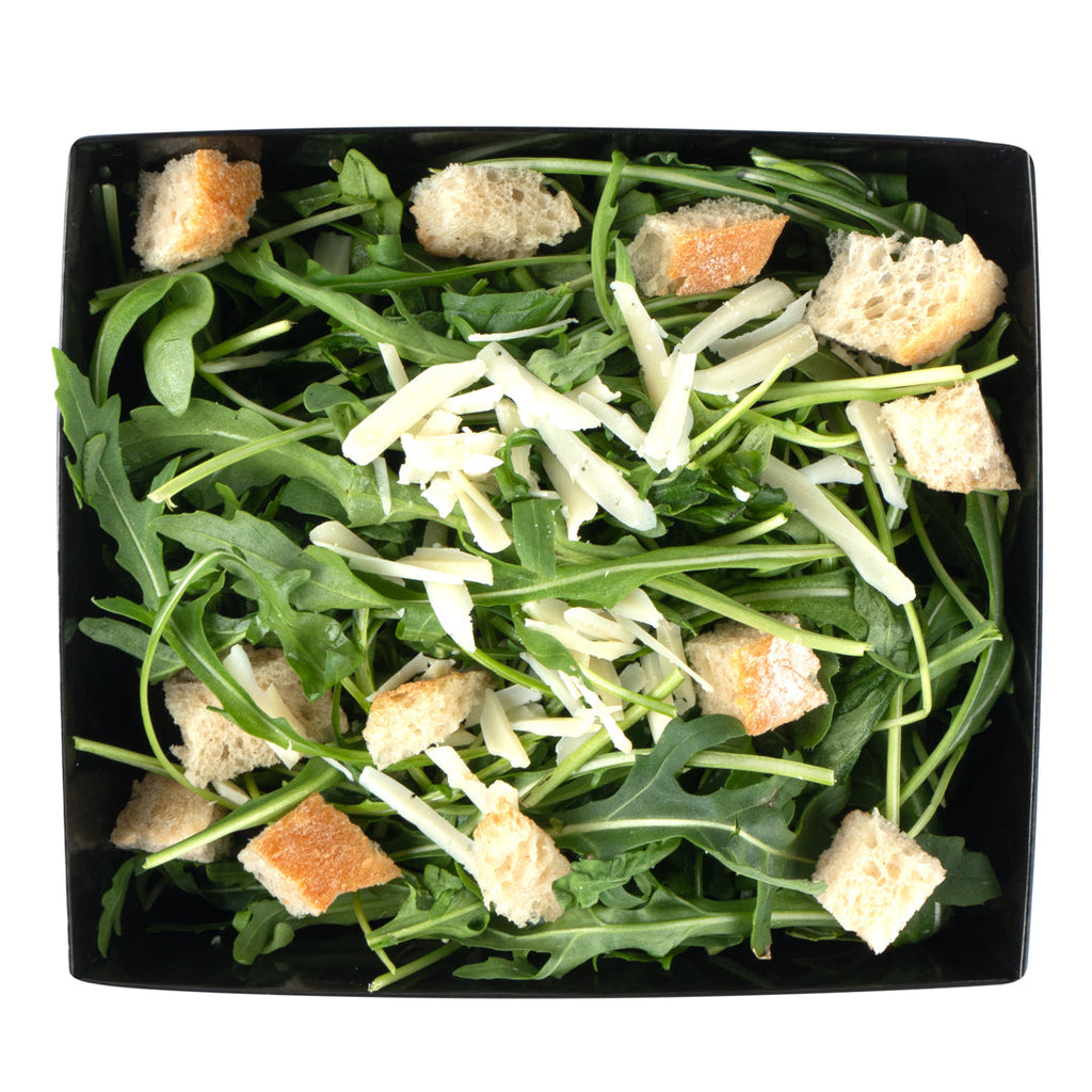 Matsuri Vision Black Paper Large Sushi Container - 5" x 4 1/2" x 1 1/2" - 100 count box