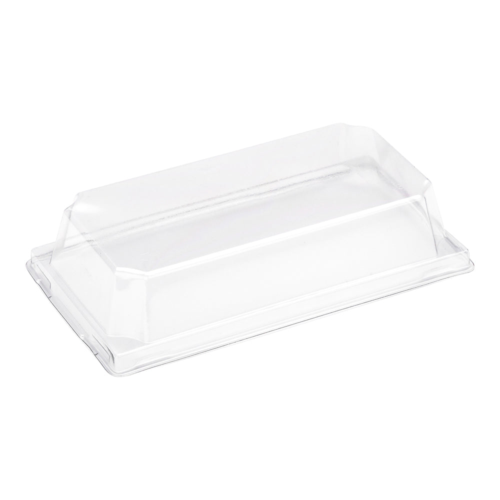 Matsuri Vision Clear Plastic Lid - Fits Medium Sushi Container - 100 count box