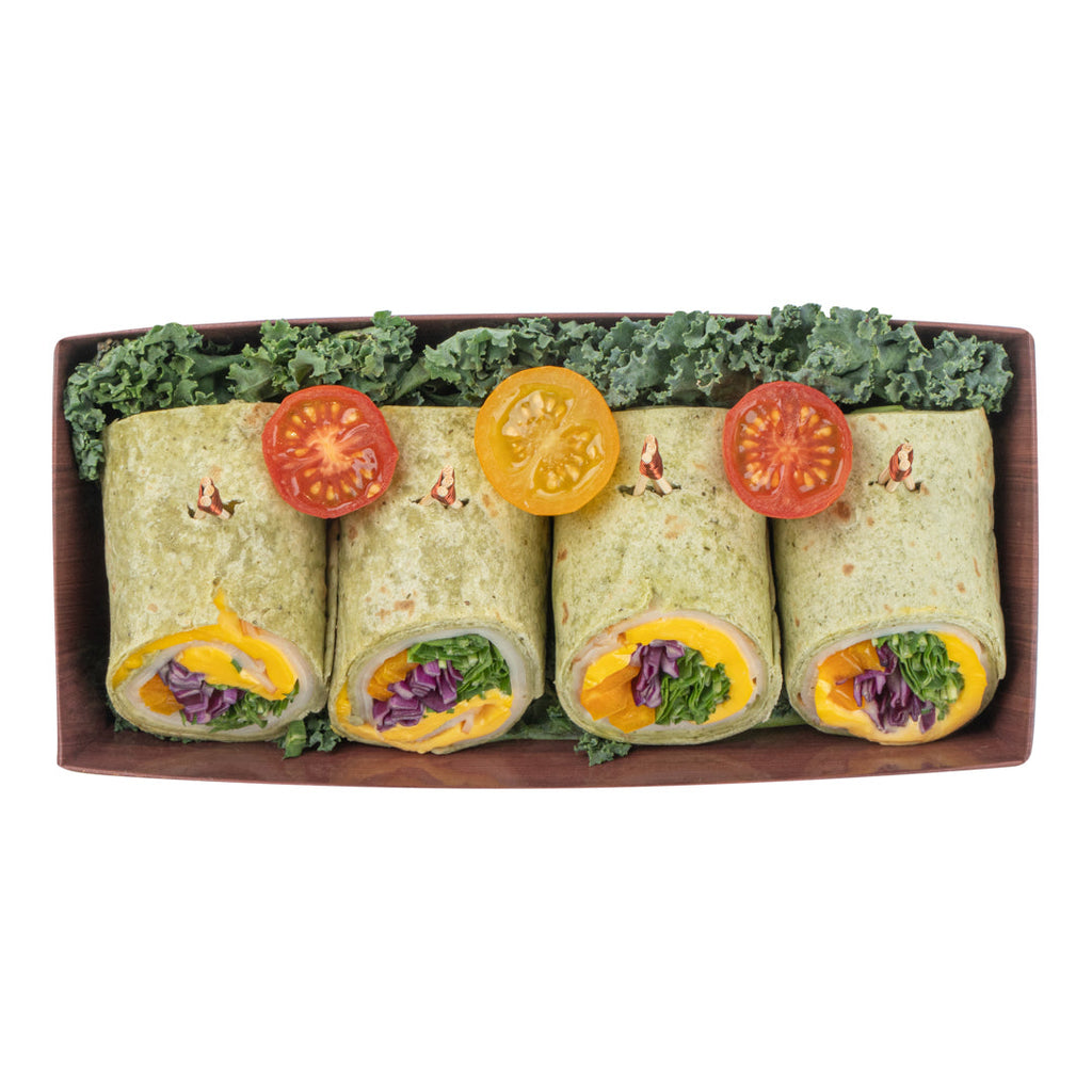 Matsuri Vision Rectangle Wood Grain Paper Large Sushi Container - 7" x 2 3/4" x 1 1/2" - 100 count box
