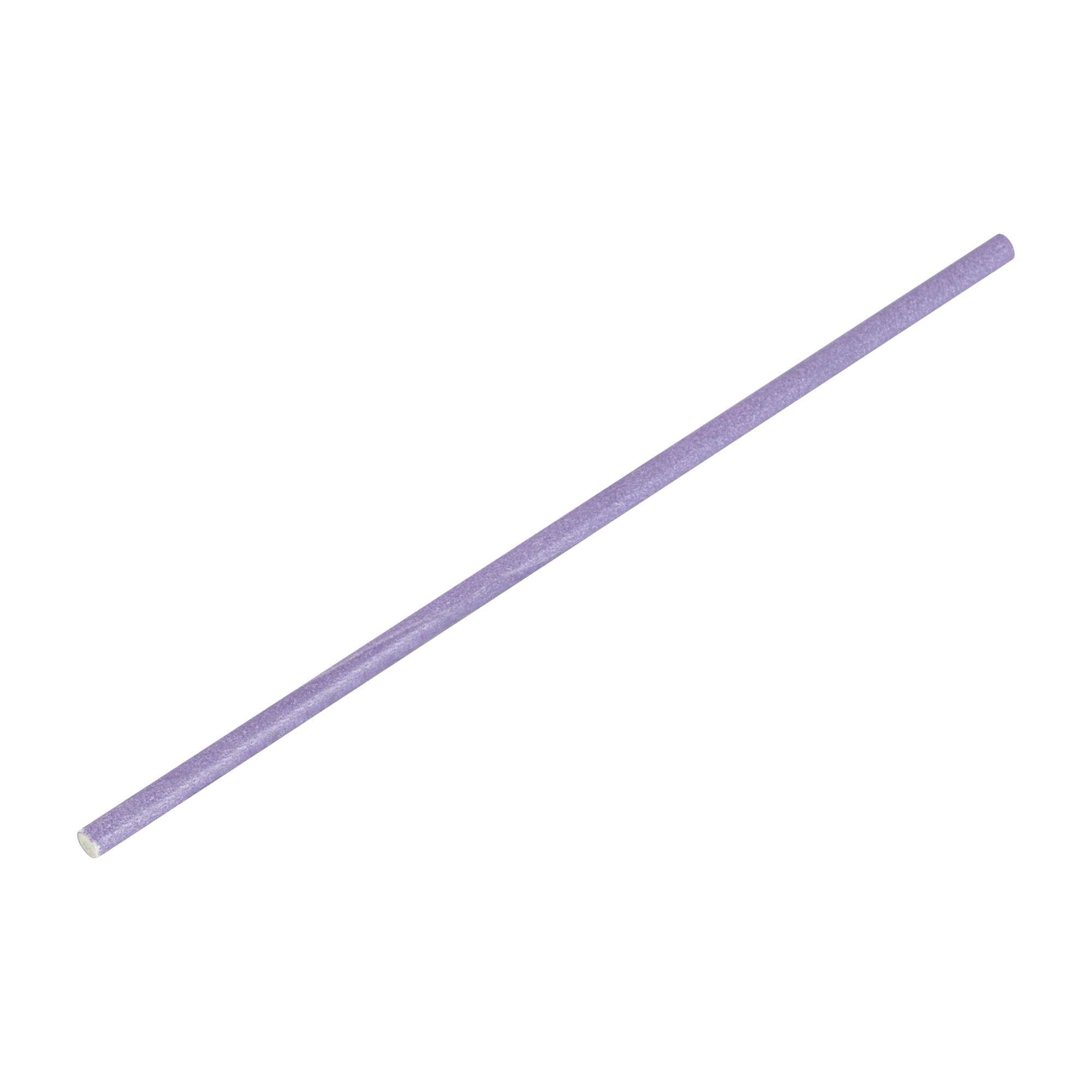 Pastry Tek Purple Paper Cake Pop and Lollipop Stick - Biodegradable - 6" x 5/32" - 100 count box