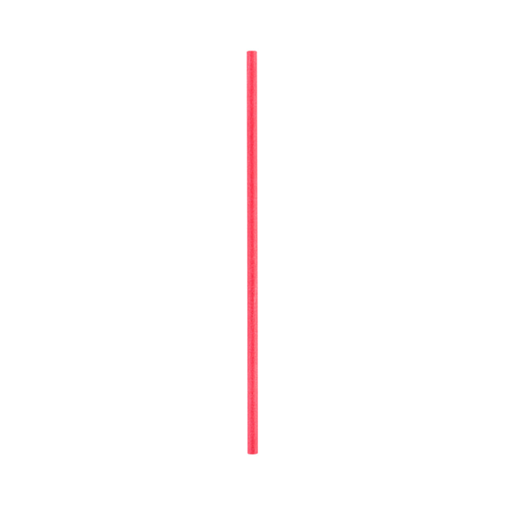 Pastry Tek Red Paper Cake Pop and Lollipop Stick - Biodegradable - 6" x 5/32" - 100 count box