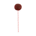 Pastry Tek Red Hearts Paper Cake Pop and Lollipop Stick - Biodegradable - 6" x 5/32" - 100 count box