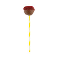 Pastry Tek Yellow Paper Cake Pop and Lollipop Stick - Spirals, Biodegradable -6" x 5/32" - 100 count box