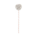 Pastry Tek Red Paper Cake Pop and Lollipop Stick - Polka Dots, Biodegradable - 6" x 5/32" - 25 count box