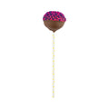 Pastry Tek Yellow Paper Cake Pop and Lollipop Stick - Polka Dots, Biodegradable - 6" x 5/32" - 100 count box