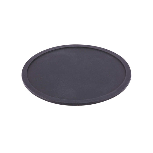 Bar Lux Black Silicone Coaster - Non-Slip - 4" x 4" x 1/4" - 6 count box