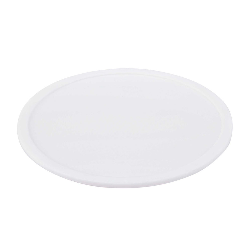 Bar Lux White Silicone Coaster - Non-Slip - 4" x 4" x 1/4" - 6 count box