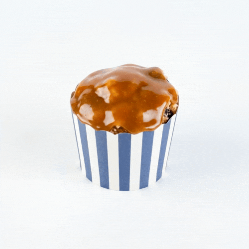 Panificio 3 oz Round Stripe Blue Paper Mini Baking Cup - Scalloped - 2 1/2" x 2 1/2" x 1 3/4" - 200 count box