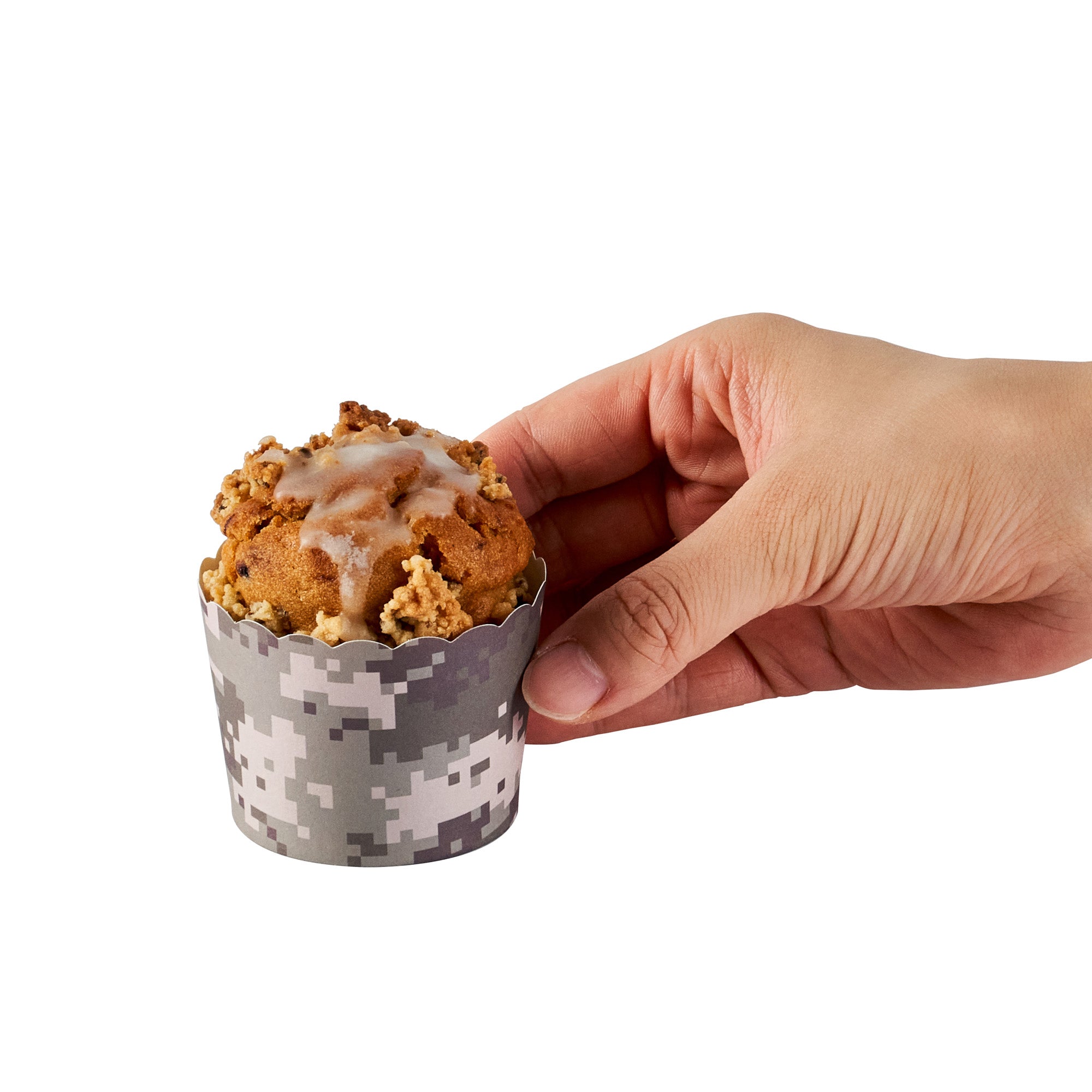 Panificio 3 oz Round Assorted Paper Mini Baking Cup - Scalloped - 2 1/2" x 2 1/2" x 1 3/4" - 200 count box