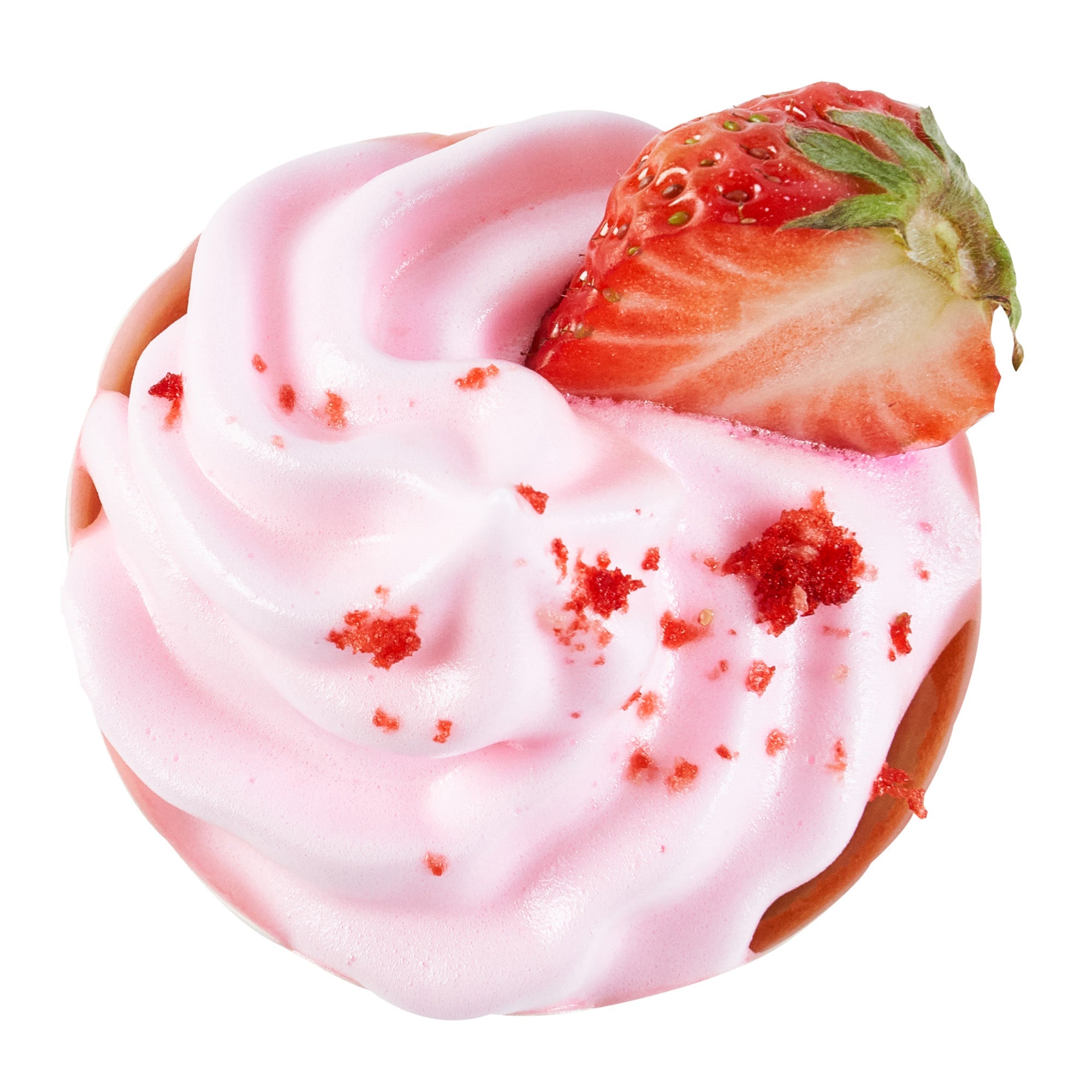 Panificio 3 oz Round Stripe Pink Paper Mini Baking Cup - Scalloped - 2 1/2" x 2 1/2" x 1 3/4" - 200 count box