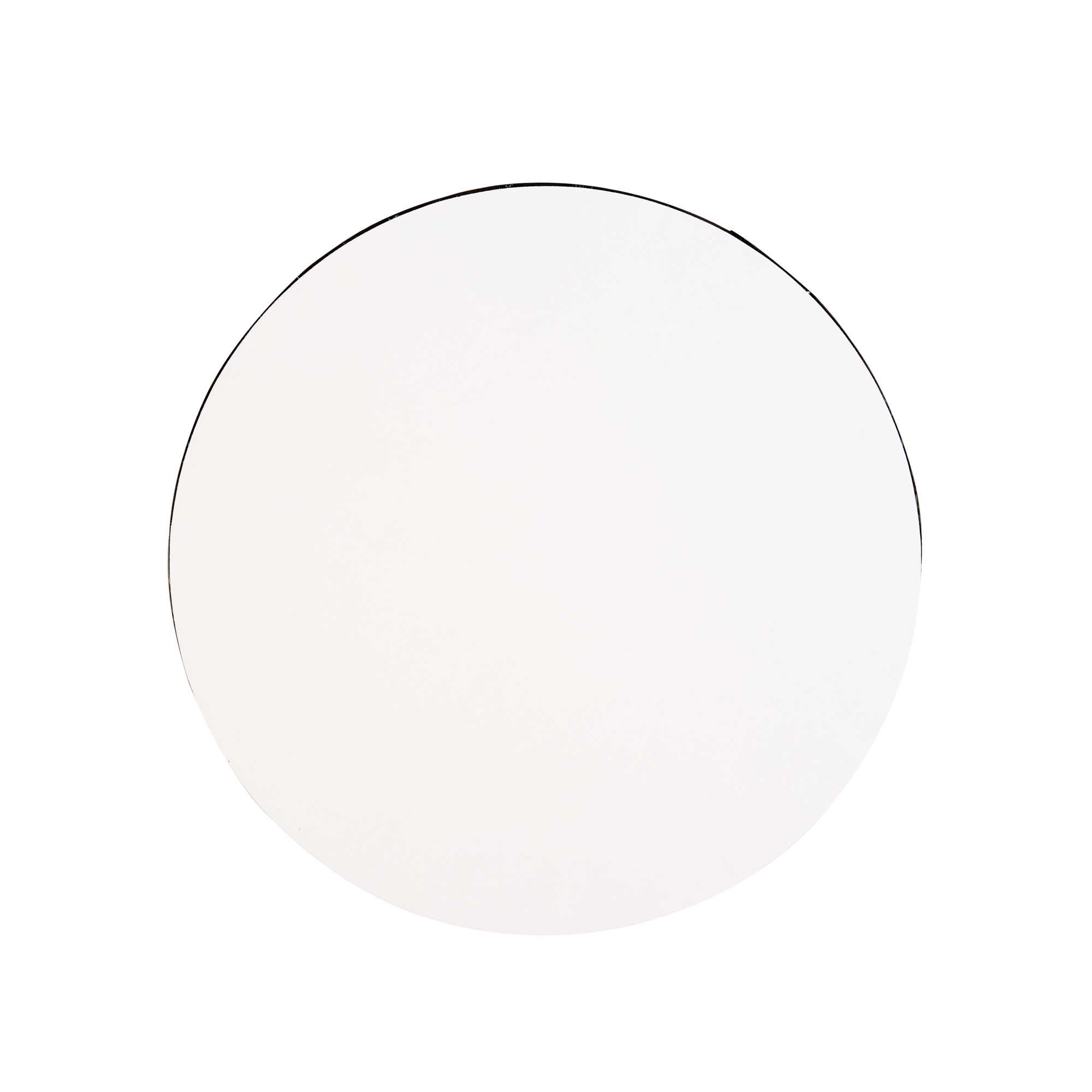 Pastry Tek Round Black Cardboard Cake Drum Board - Covered Edge - 10" x 10" x 1/2" - 1 count box