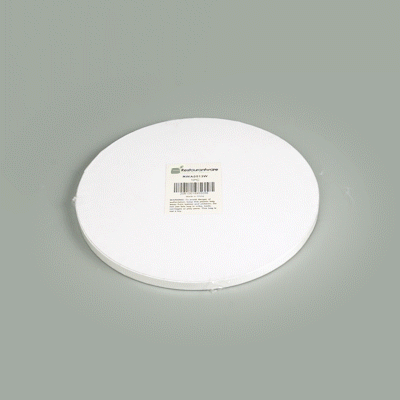 Pastry Tek Round White Cardboard Cake Drum Board - Covered Edge - 10" x 10" x 1/2" - 1 count box