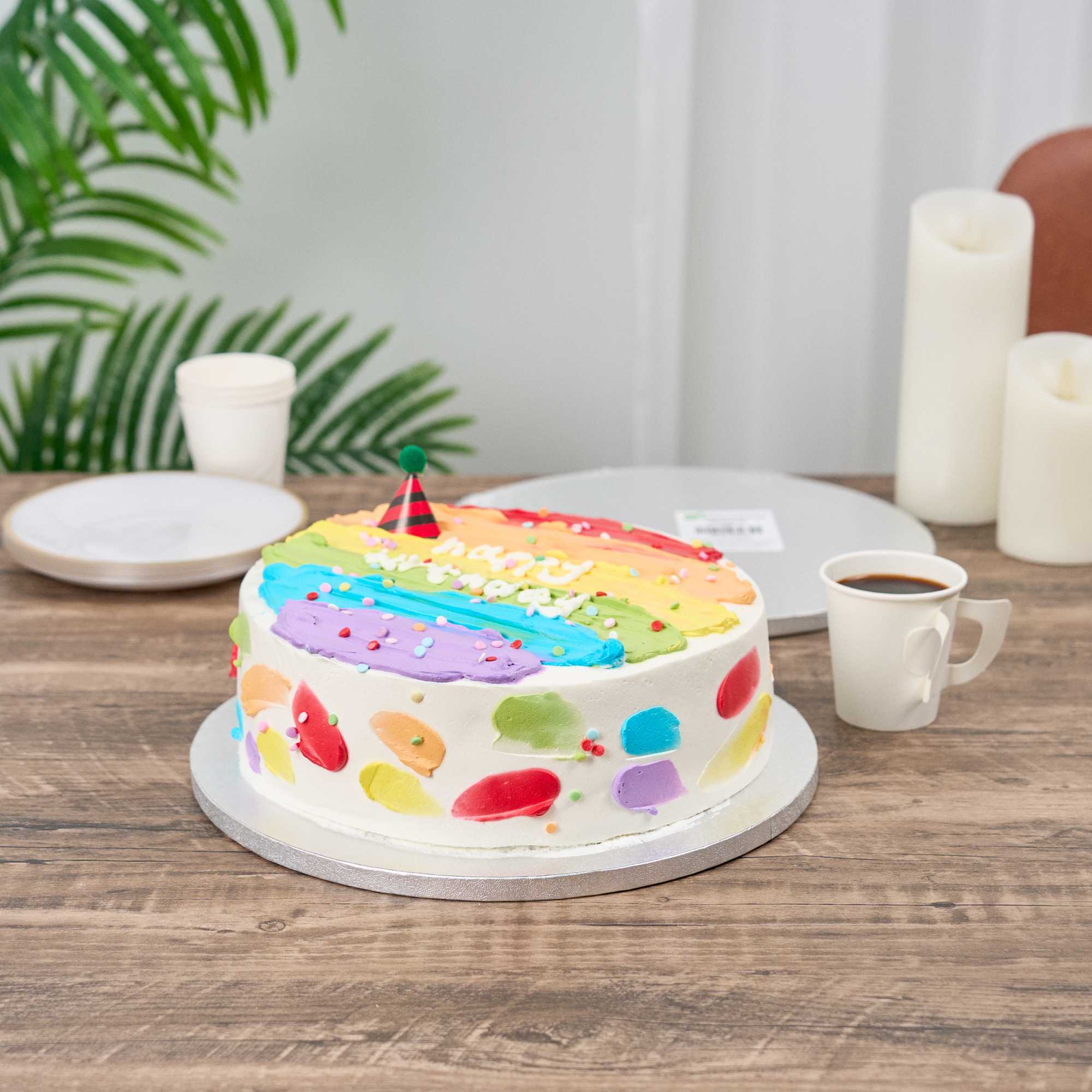 Pastry Tek Round Metallic Silver Cardboard Cake Drum Board - Covered Edge - 12" x 12" x 1/2" - 1 count box