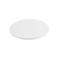 Pastry Tek Round White Cardboard Cake Drum Board - Covered Edge - 12" x 12" x 1/2" - 1 count box