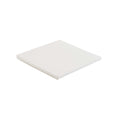 Pastry Tek Square White Cardboard Cake Drum Board - Covered Edge - 8" x 8" x 1/2" - 1 count box