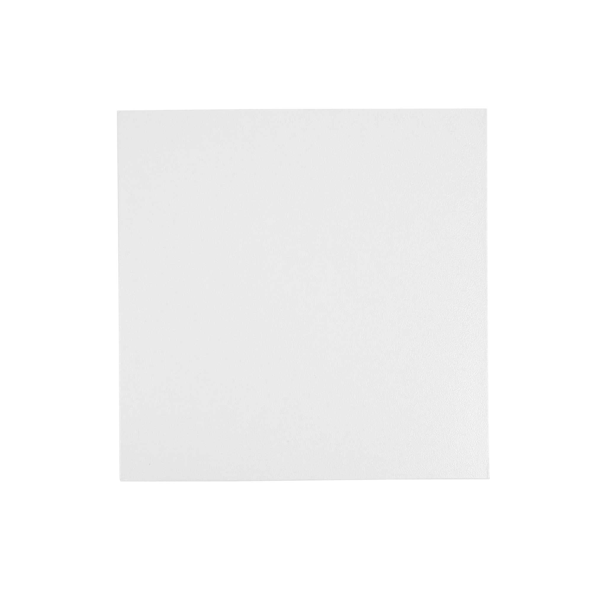 Pastry Tek Square White Cardboard Cake Drum Board - Covered Edge - 10" x 10" x 1/2" - 1 count box