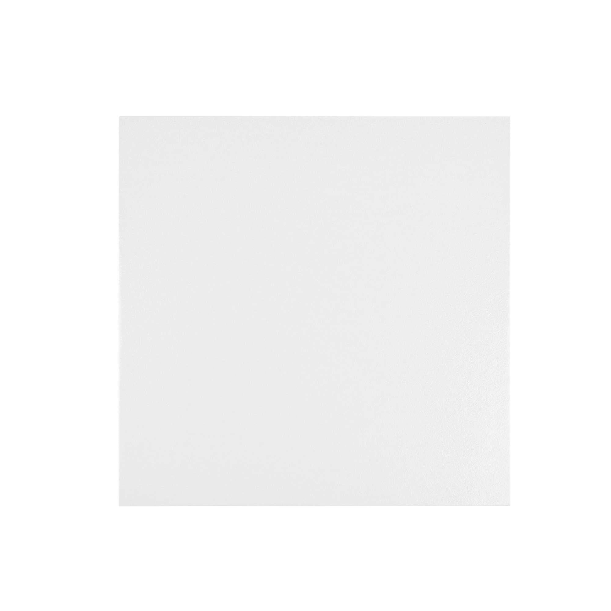 Pastry Tek Square White Cardboard Cake Drum Board - Covered Edge - 12" x 12" x 1/2" - 1 count box