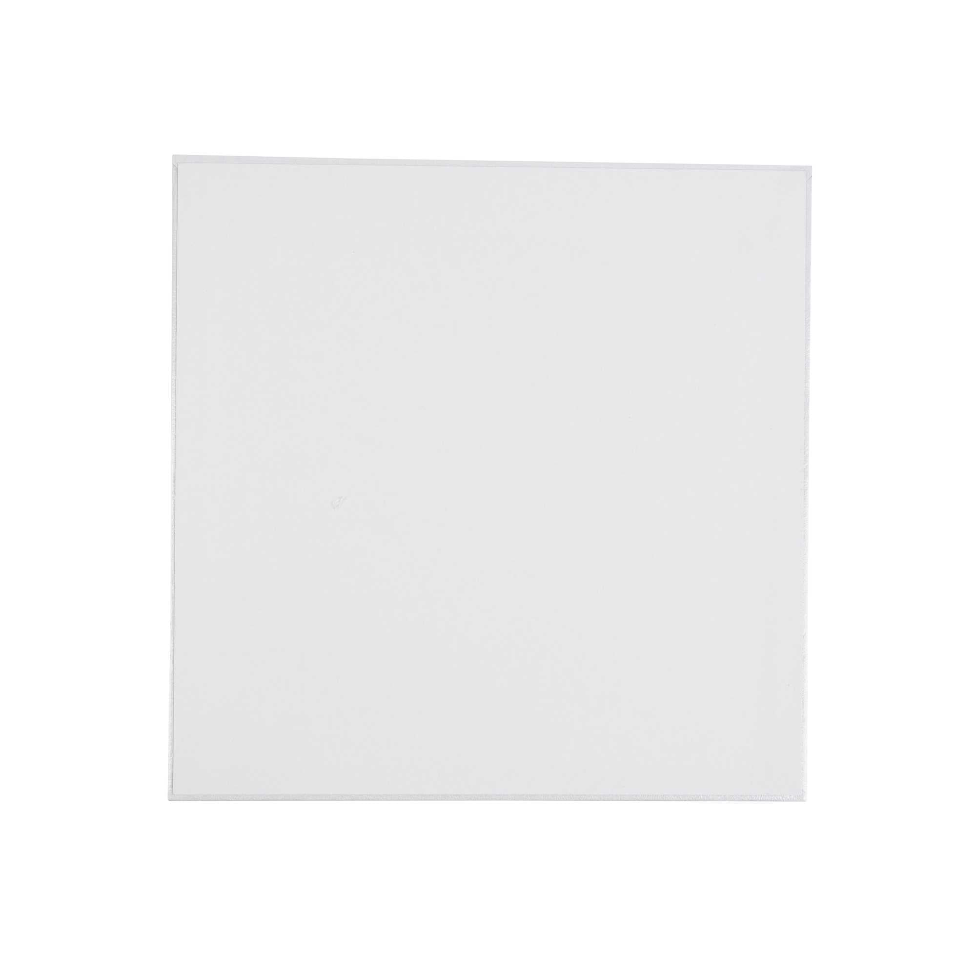 Pastry Tek Square White Cardboard Cake Drum Board - Covered Edge - 12" x 12" x 1/2" - 1 count box