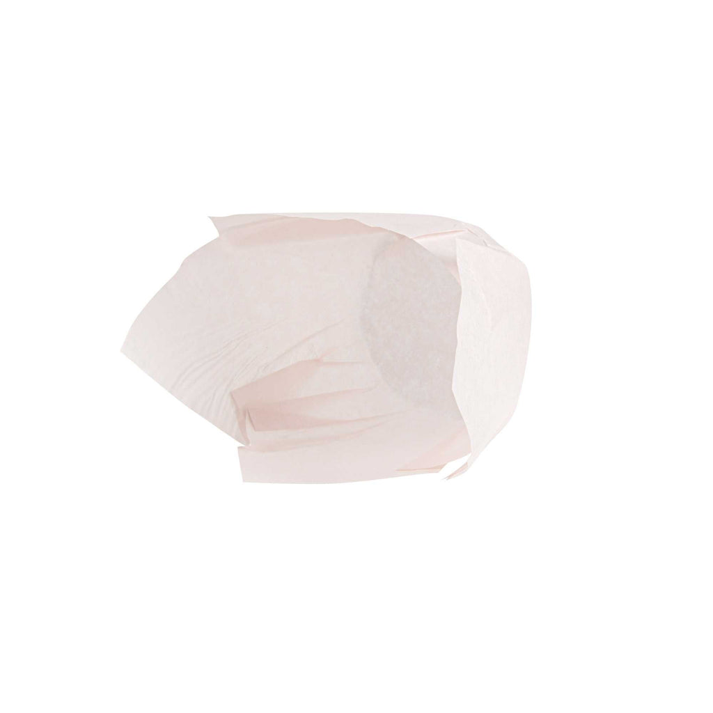 Panificio 4 oz Pink Paper Tulip Baking Cup - Greaseproof - 3 1/2" x 3 1/2" x 3 1/2" - 200 count box
