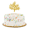 Top Cake Gold Paper Money Tree Cake Topper - Glitter - 7" x 4 1/2" - 10 count box