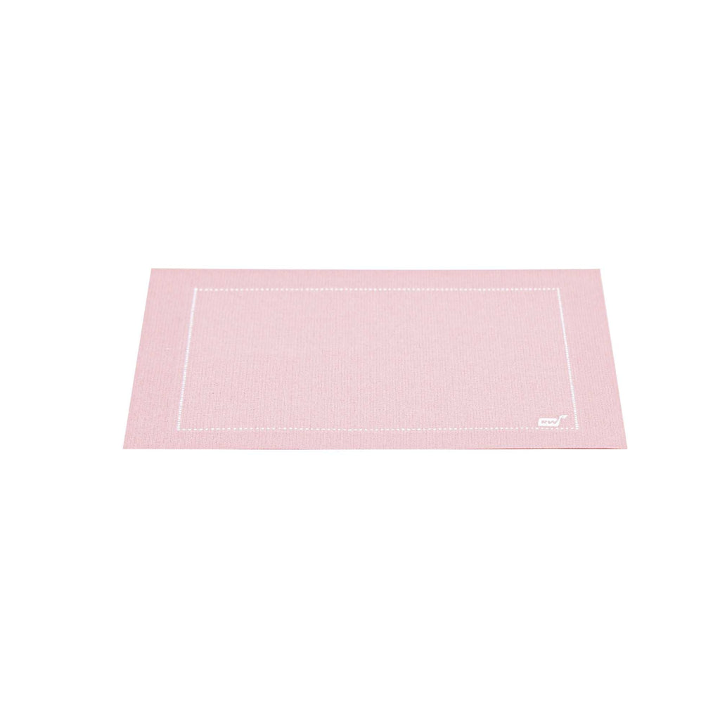 Luxenap Square Pink Cotton Cocktail Napkin - Organic, Disposable - 4 1/2" x 4 1/2" - 50 count box