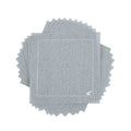 Luxenap Square Gray Cotton Cocktail Napkin - Organic, Disposable - 4 1/2" x 4 1/2" - 50 count box