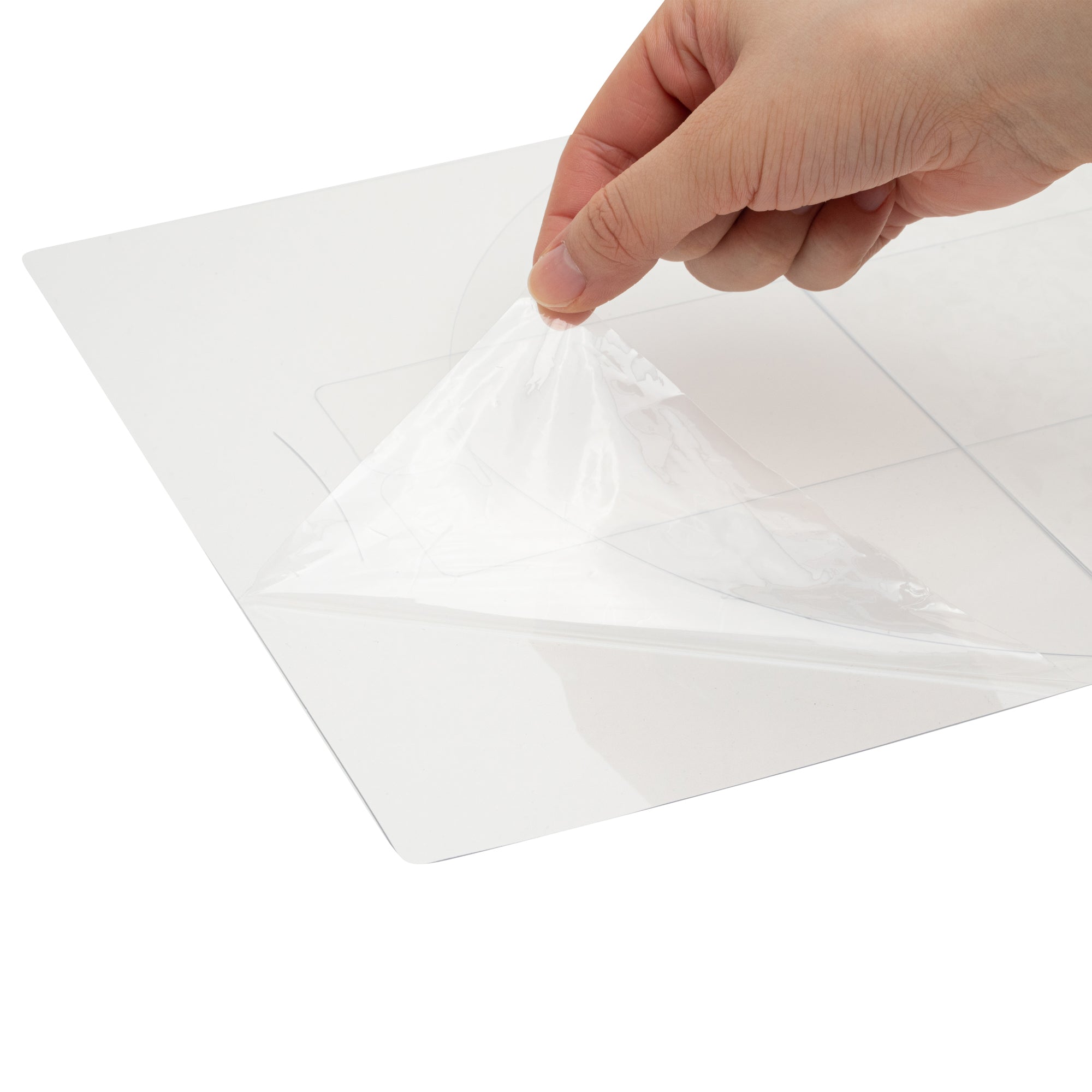 Sweet Vision Square Clear Plastic Cake Box - White Base, Gray Ribbon, Flower Garden Design - 10" x 10" x 6 3/4" - 10 count box