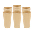 Restpresso 20 oz Kraft Paper Coffee Cup - Ripple Wall - 3 1/2" x 3 1/2" x 6 1/4" - 250 count box