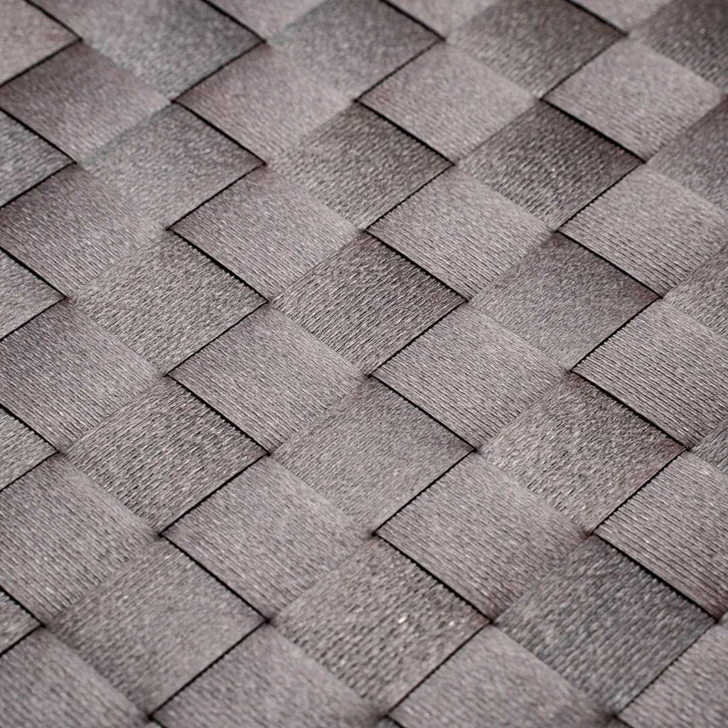 Macroweave Round Dark Brown Placemat - 15" x 15" - 6 count box