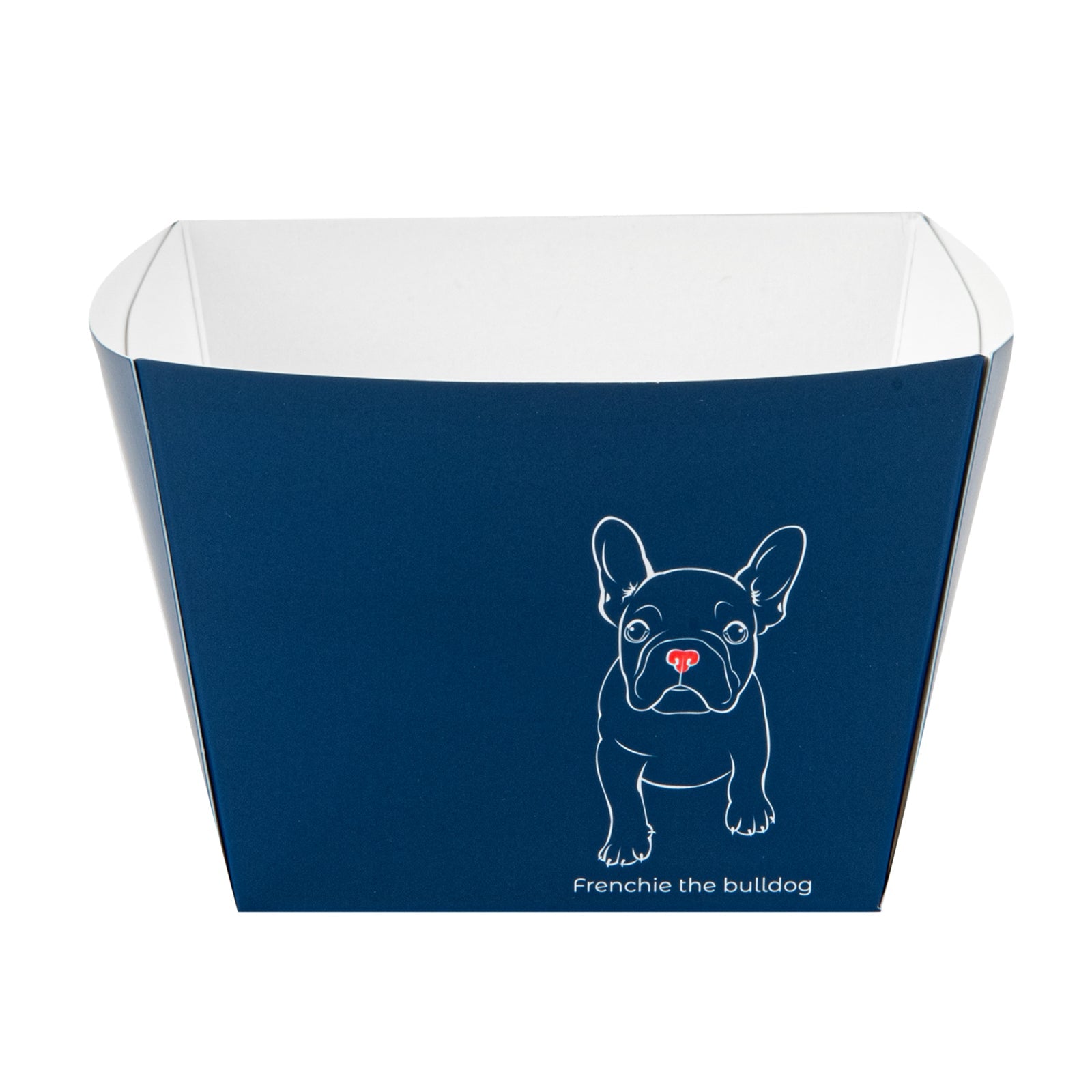 Bio Tek Square Frenchie Paper Snack Box - 5 1/4" x 5 1/4" x 3 1/4" - 200 count box