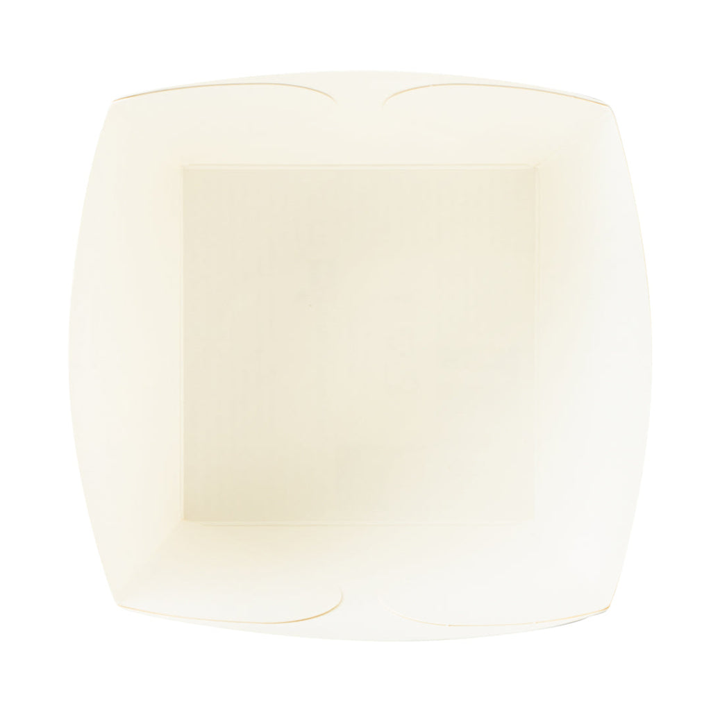 Bio Tek Square Newsprint Paper Snack Box - 5 1/4" x 5 1/4" x 3 1/4" - 200 count box