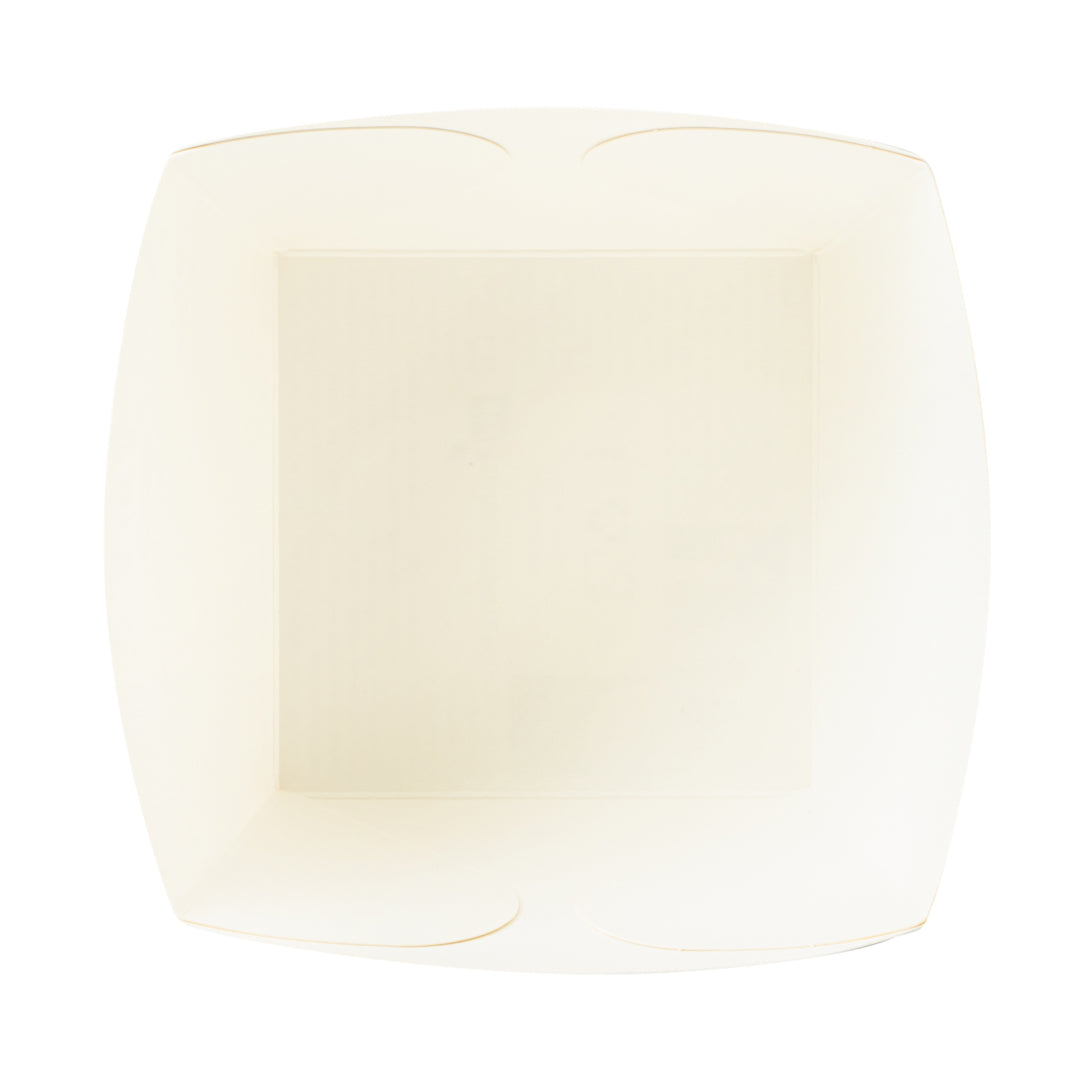 Bio Tek Square Newsprint Paper Snack Box - 5 1/4" x 5 1/4" x 3 1/4" - 200 count box