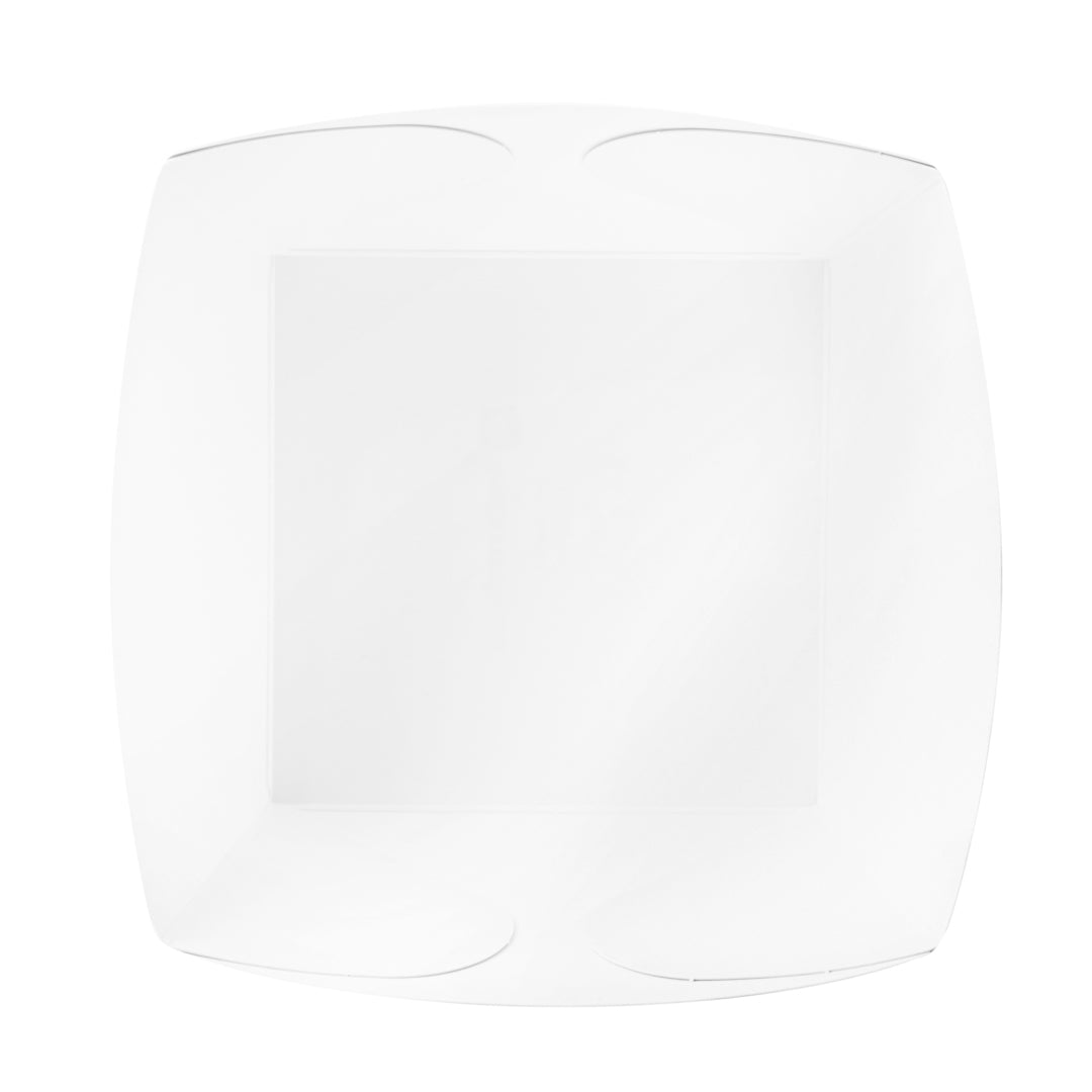 Bio Tek Square White Paper Snack Box - 5 1/4" x 5 1/4" x 3 1/4" - 200 count box