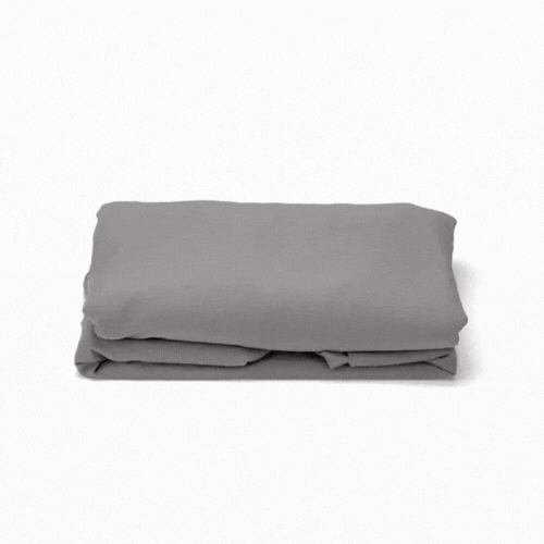 Table Tek Round Charcoal Gray Spandex Table Cover - Contour Cut - 72" - 1 count box