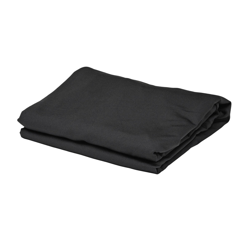 Table Tek Round Black Spandex Table Cover - Bar Height - 32" - 1 count box