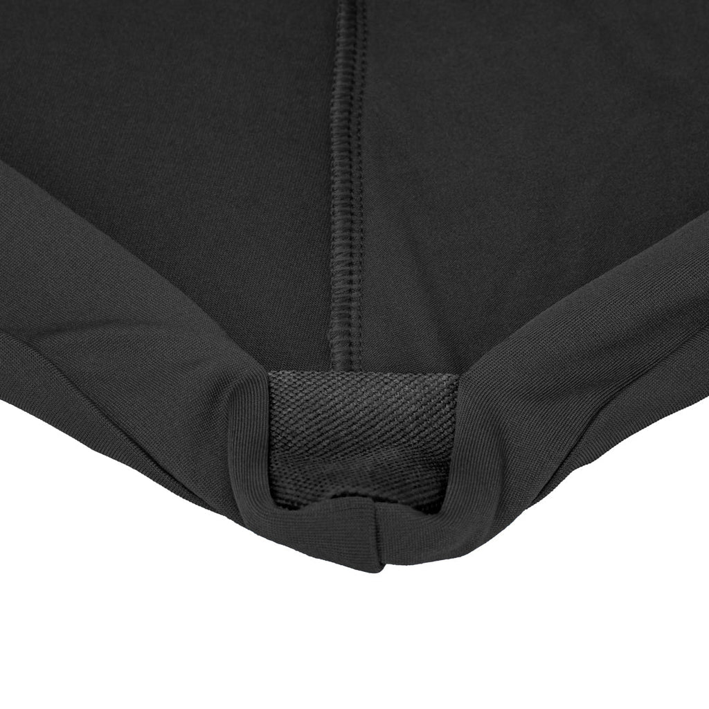 Table Tek Round Black Spandex Table Cover - Bar Height - 32" - 1 count box