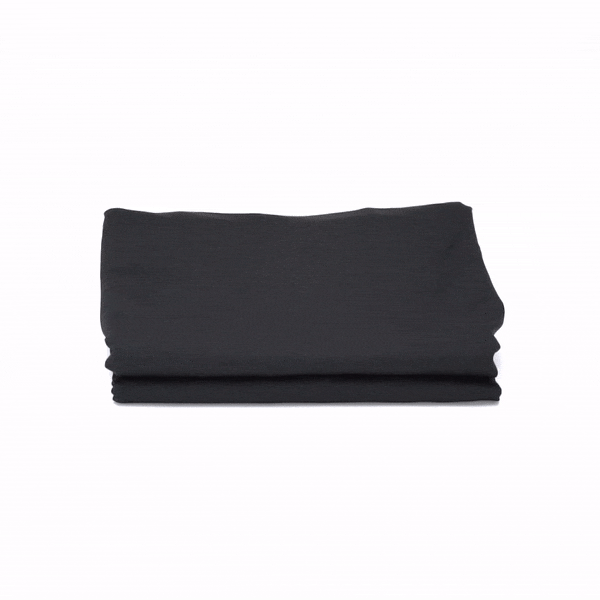 Table Tek Round Black Spandex Table Cover - Bar Height - 32" - 10 count box