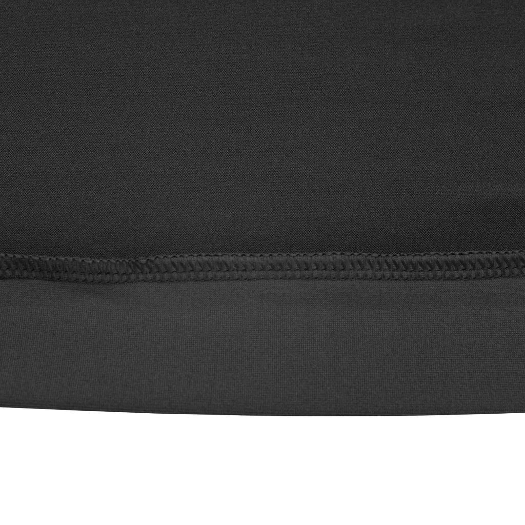 Table Tek Round Black Spandex Table Cover - Bar Height - 32" - 10 count box