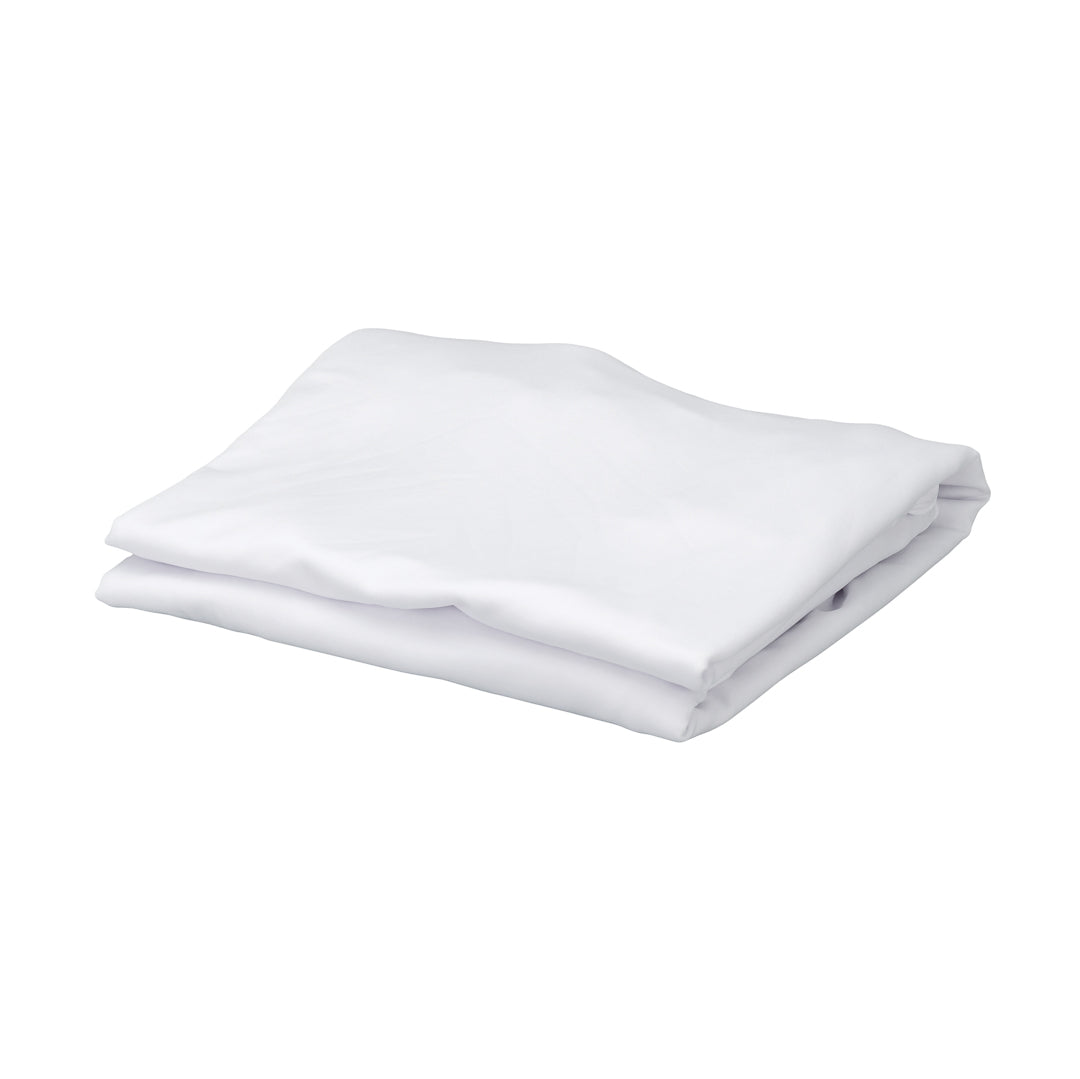 Table Tek Round White Spandex Table Cover - Bar Height - 32" - 1 count box