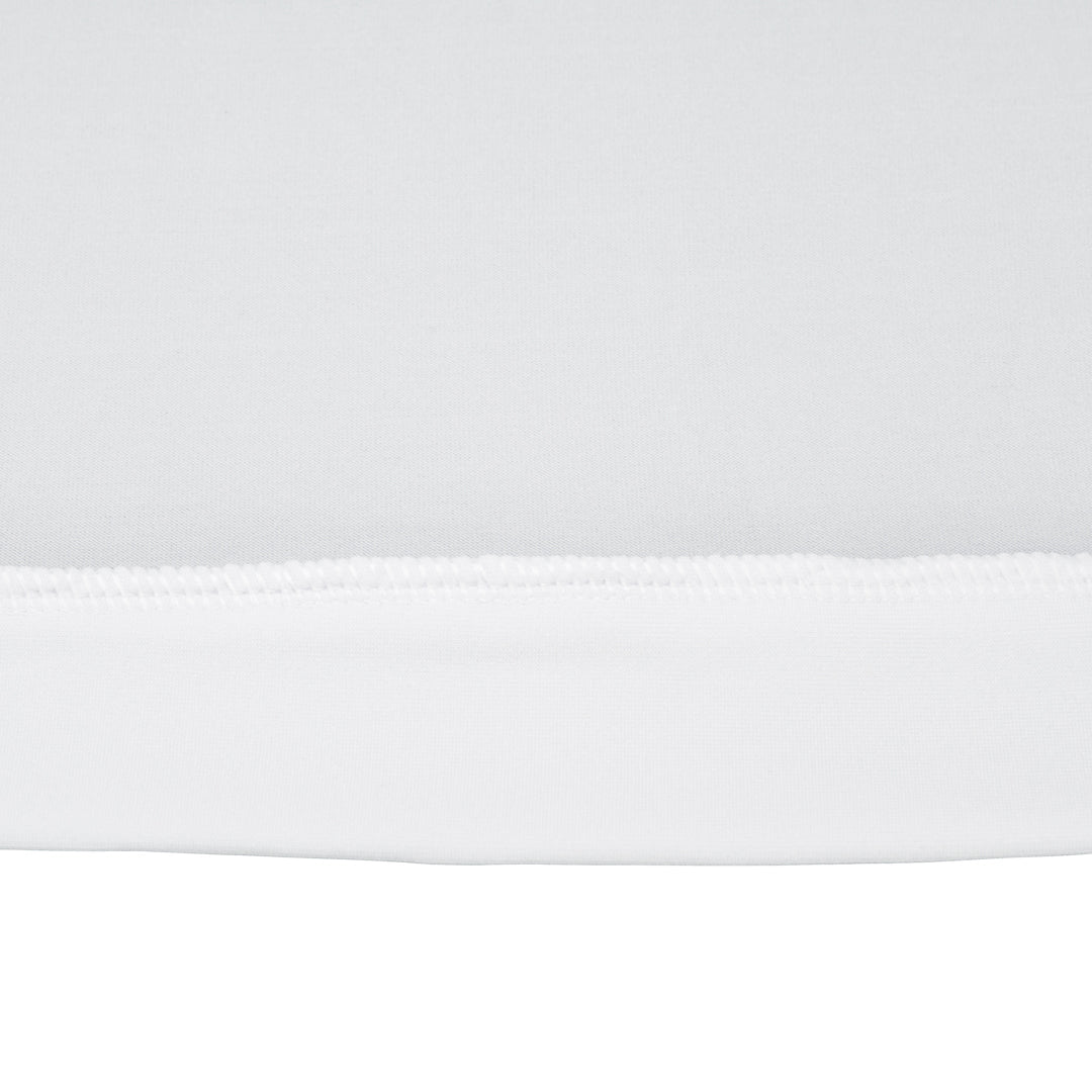 Table Tek Round White Spandex Table Cover - Bar Height - 32" - 1 count box