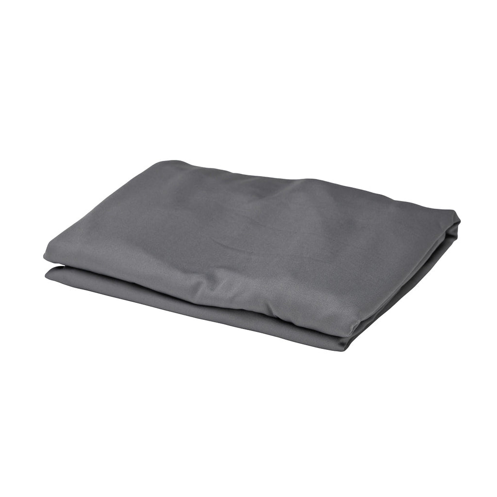 Table Tek Round Gray Spandex Table Cover - Bar Height - 36" - 1 count box