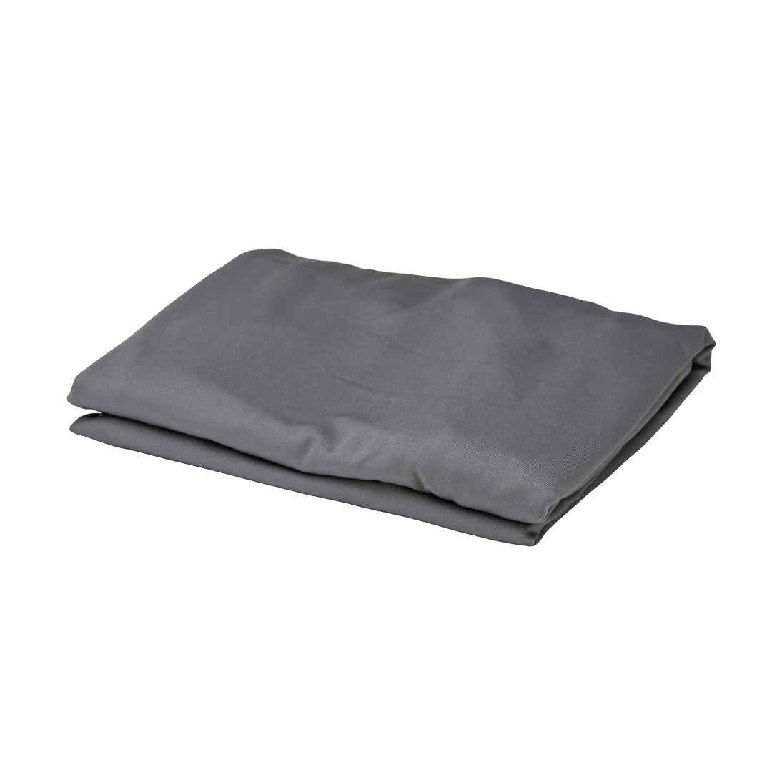 Table Tek Round Gray Spandex Table Cover - Bar Height - 36" - 1 count box