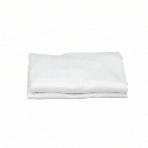 Table Tek Round White Spandex Table Cover - Bar Height - 36" - 1 count box