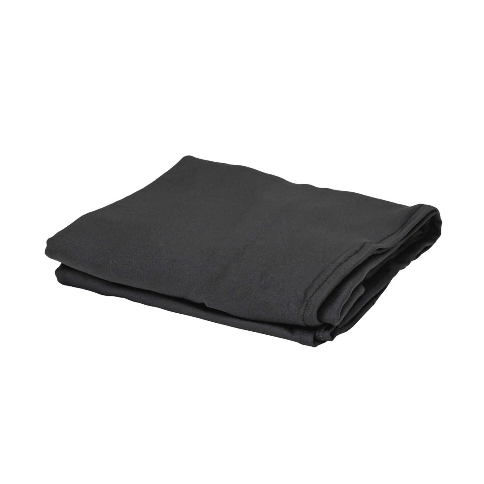 Table Tek Black Spandex Banquet Chair Cover - Universal, Stretch - 1 count box