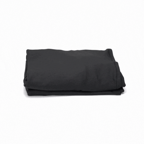 Table Tek Black Spandex Banquet Chair Cover - Universal, Stretch - 10 count box